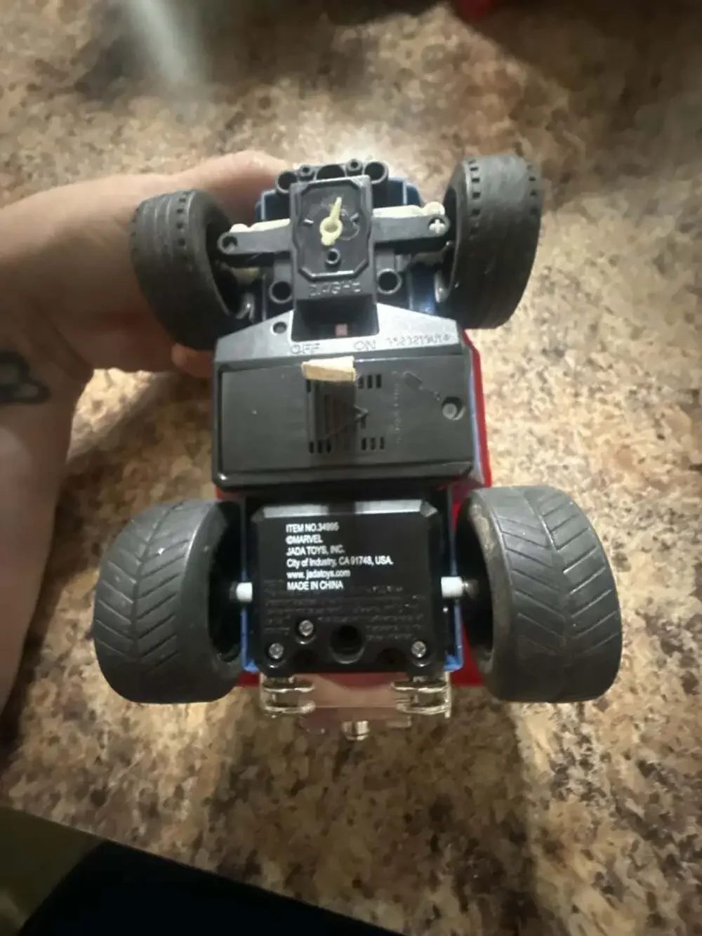 Jada Toys Marvel Spider-Man Buggy Remote Control Vehicle Item No. 34995
